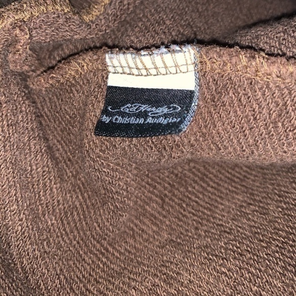 ON HOLD - DON ED HARDY CHRISTIAN AUDIGIER Tiger Hoodie Terrycloth Zip Up - Picture 7 of 9